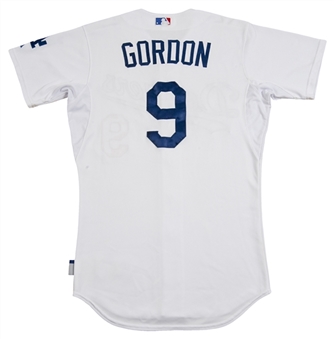 2014 Dee Gordon Game Used Los Angels Dodgers Home Jersey Vs. St. Louis Cardinals on 6/27/14 (MLB Authenticated)